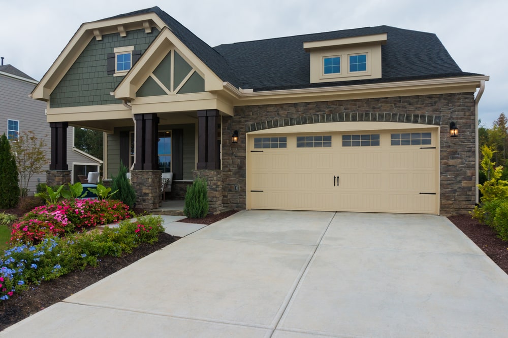 a garage door updated with long-lasting upgrades a garage door updated with long-lasting upgrades