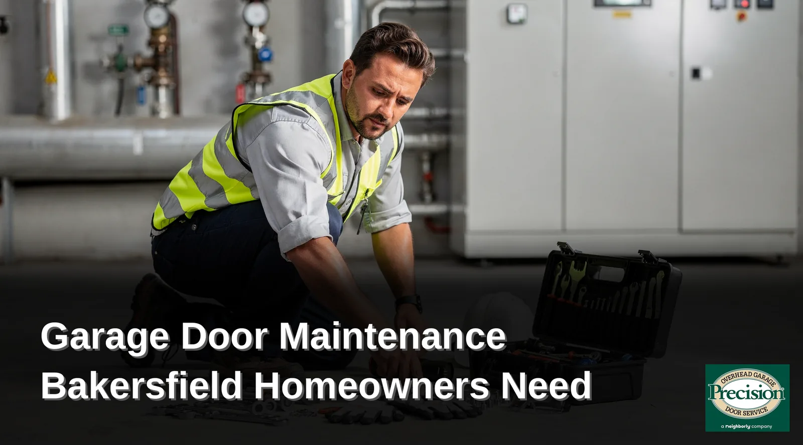 Bakersfield's hot, dry climate accelerates wear on garage door mechanical parts, making regular upkeep essential