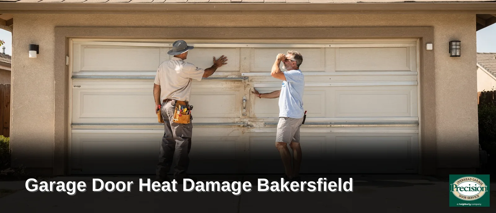 During Bakersfield's long summer season, daily temperature swings cause metal to expand and contract repeatedly
